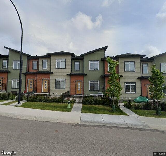 Street view of 96 Sage Bluff Circle NW, Calgary