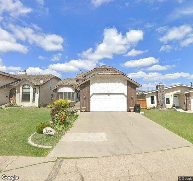 Street view of 11308 166 Avenue NW, Edmonton