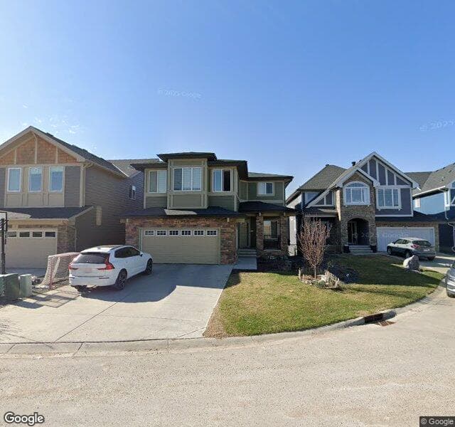 Street view of 11 Evansborough View NW, Calgary