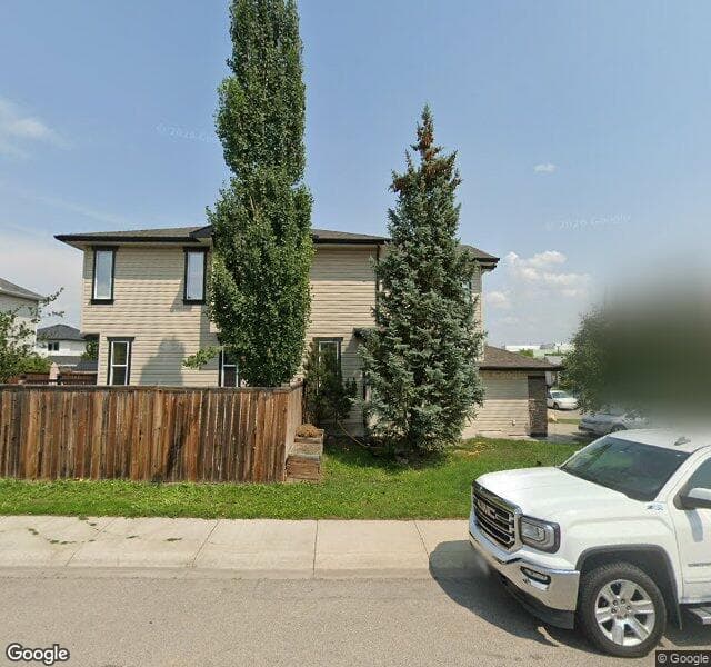 Street view of 22 New Brighton Circle SE, Calgary