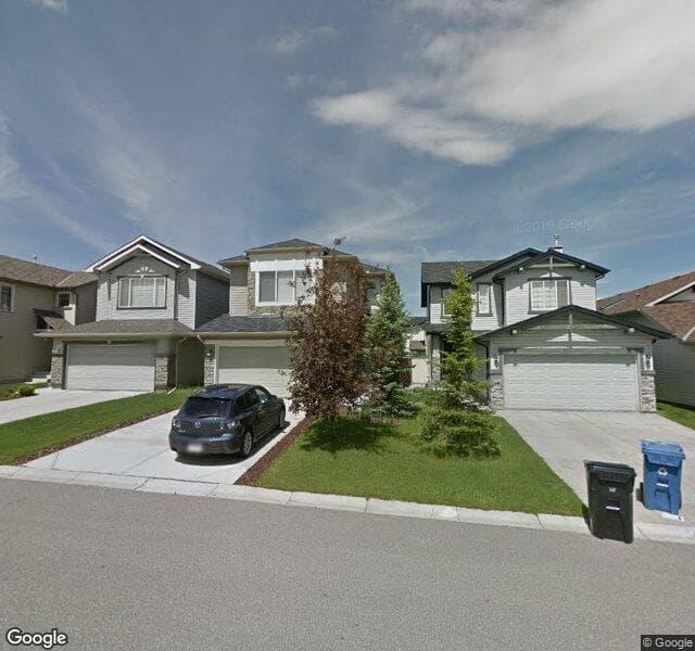 Street view of 36 Eversyde Manor SW, Calgary