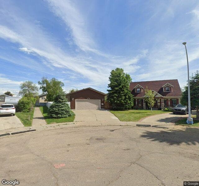 Street view of 424 Huffman Crescent NW, Edmonton
