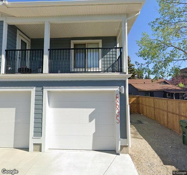 Street view of 8635 48 Avenue NW, Calgary