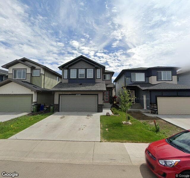 Street view of 17107 81 Street NW, Edmonton