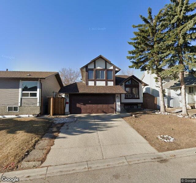 Street view of 168 Castlebrook Way NE, Calgary
