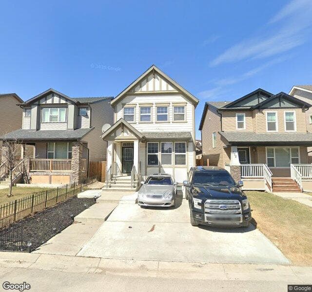 Street view of 176 Skyview Springs Gardens NE, Calgary