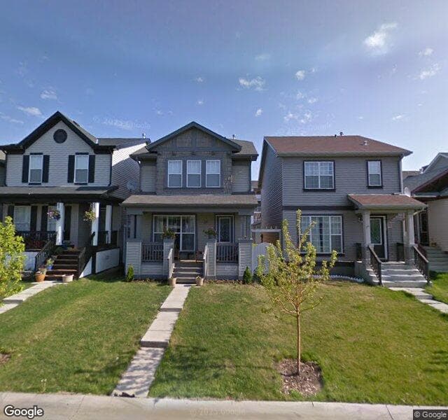 Street view of 22 Prestwick Place SE, Calgary