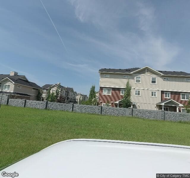 Street view of 406 Skyview Ranch Grove NE, Calgary