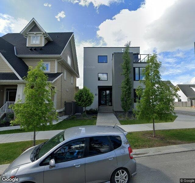 Street view of 46 Currie Street SW, Calgary