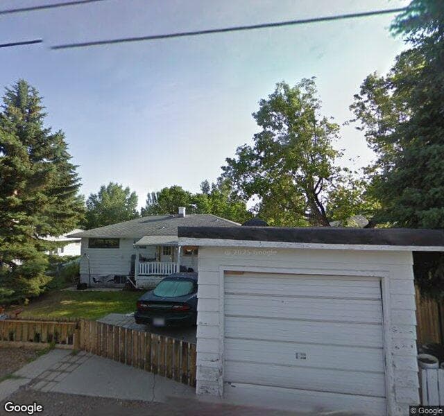 Street view of 25 Meadowview Road SW, Calgary