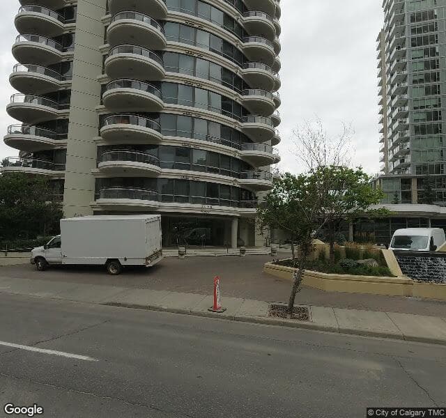 Street view of 905-1088 6 Avenue SW, Calgary