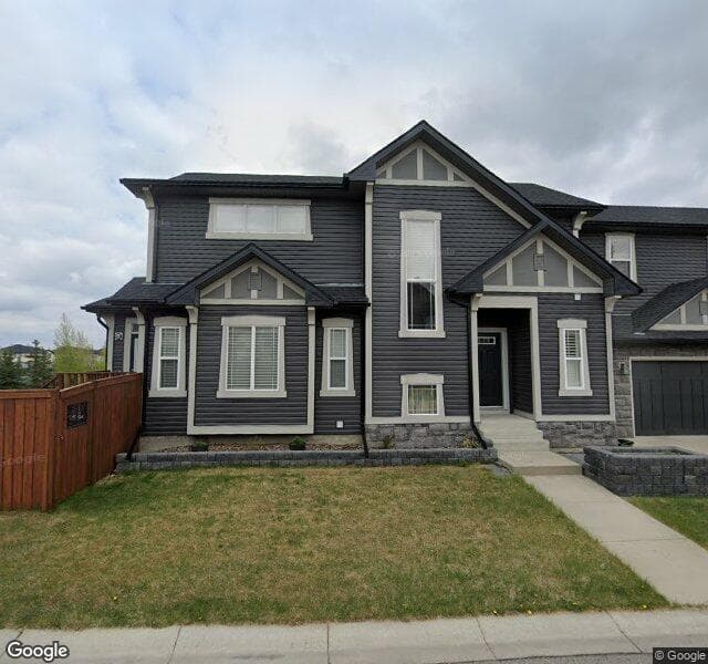 Street view of 177 Silverado Range Cove SW, Calgary
