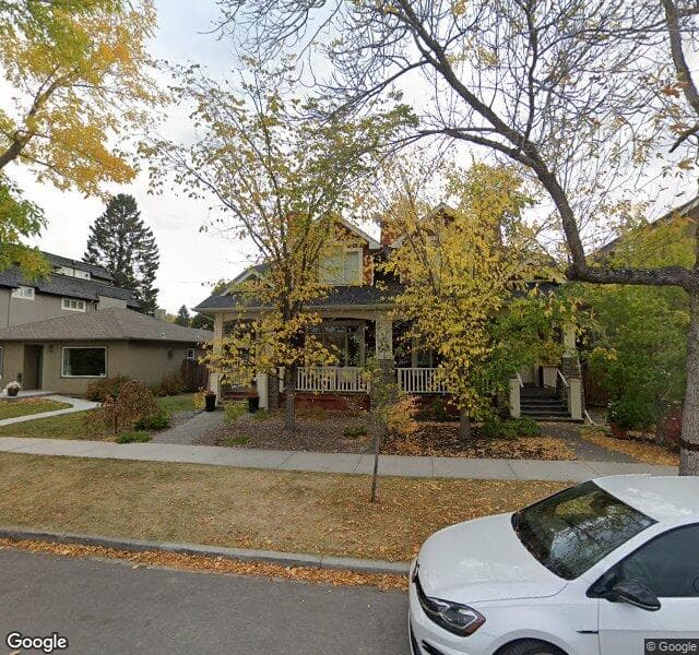 Street view of 1758 6 Avenue NW, Calgary