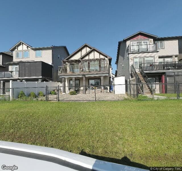 Street view of 208 Brightoncrest Point SE, Calgary