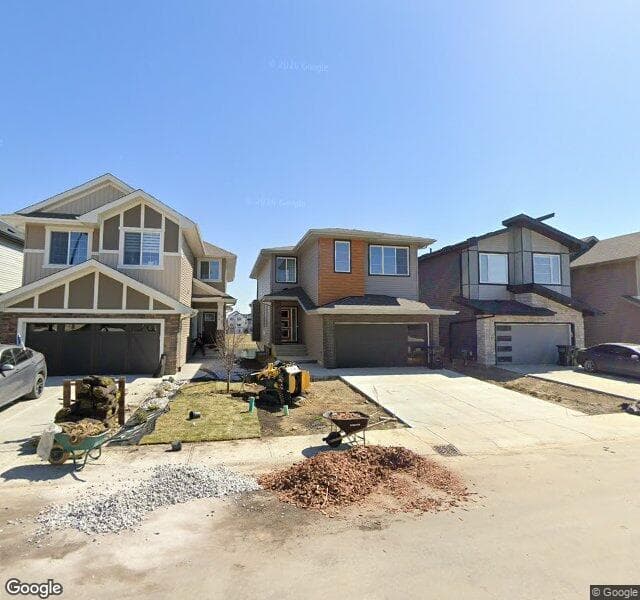Street view of 2539 208 Street NW, Edmonton