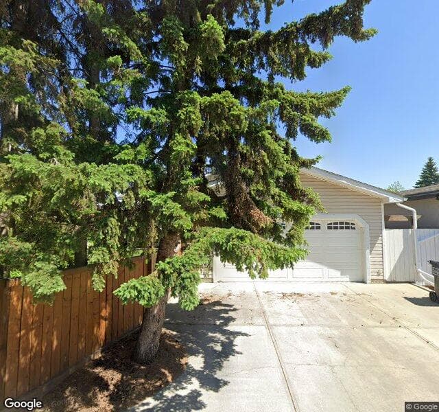 Street view of 3712 107 Street NW, Edmonton