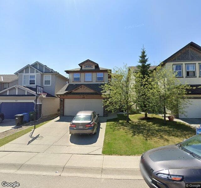 Street view of 212 Panamount Circle NW, Calgary