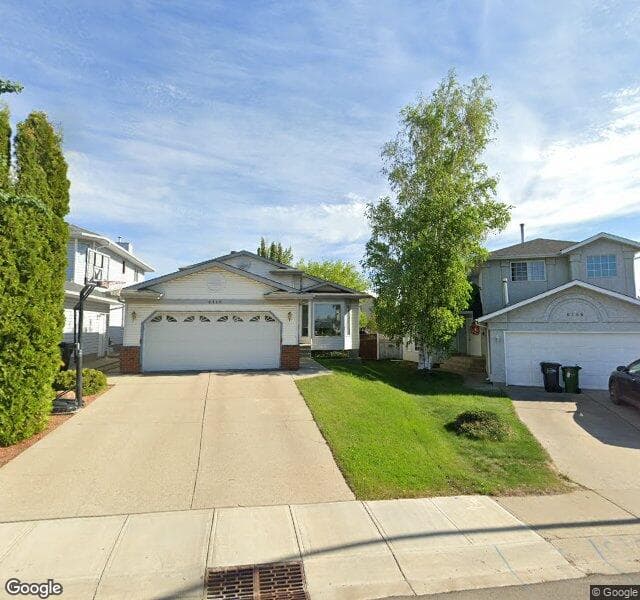 Street view of 6110 157A Avenue NW, Edmonton