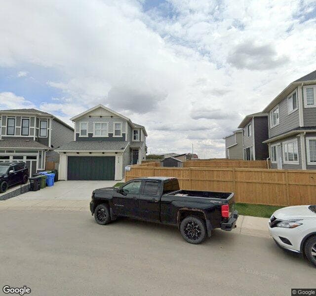 Street view of 108 Magnolia Crescent SE, Calgary