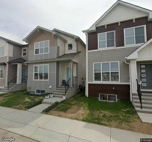Street view of 113-65 Belvedere Point SE, Calgary