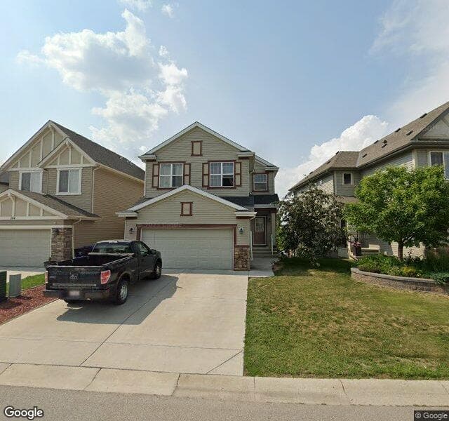 Street view of 248 Copperpond Circle SE, Calgary