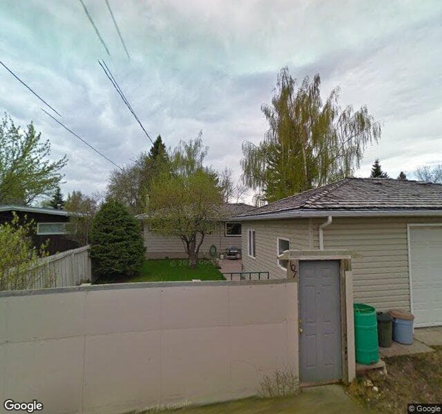 Street view of 107 Waskatenau Crescent SW, Calgary