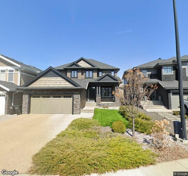 Street view of 616 Windermere Court NW, Edmonton