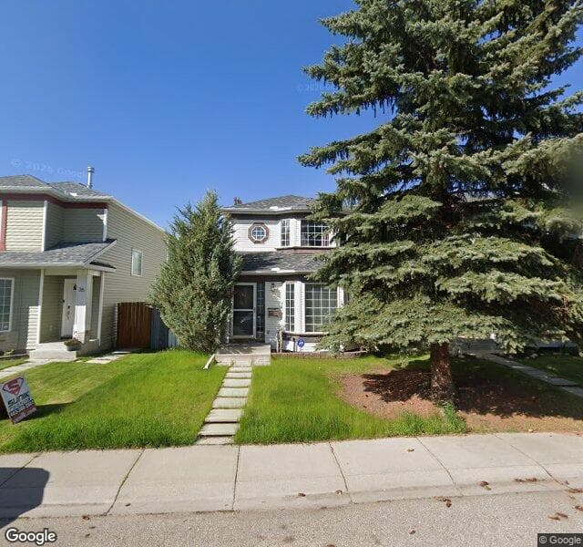 Street view of 30 River Rock Way SE, Calgary