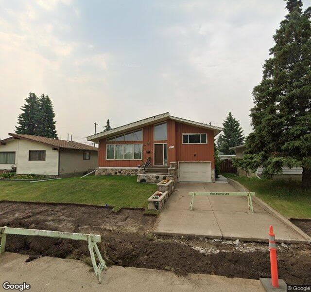 Street view of 6603 98 Avenue NW, Edmonton