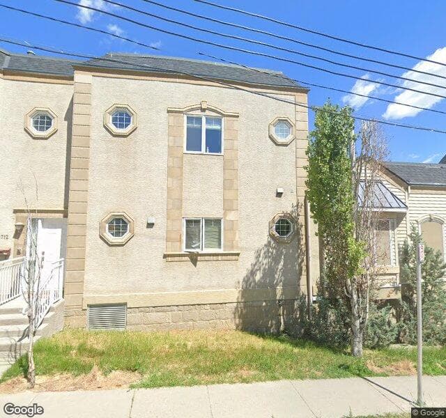 Street view of 1712 21 Avenue SW, Calgary
