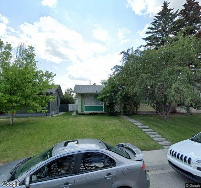 Street view of 32 Allandale Close SE, Calgary