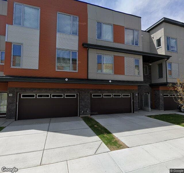 Street view of 107 Shawnee Common SW, Calgary