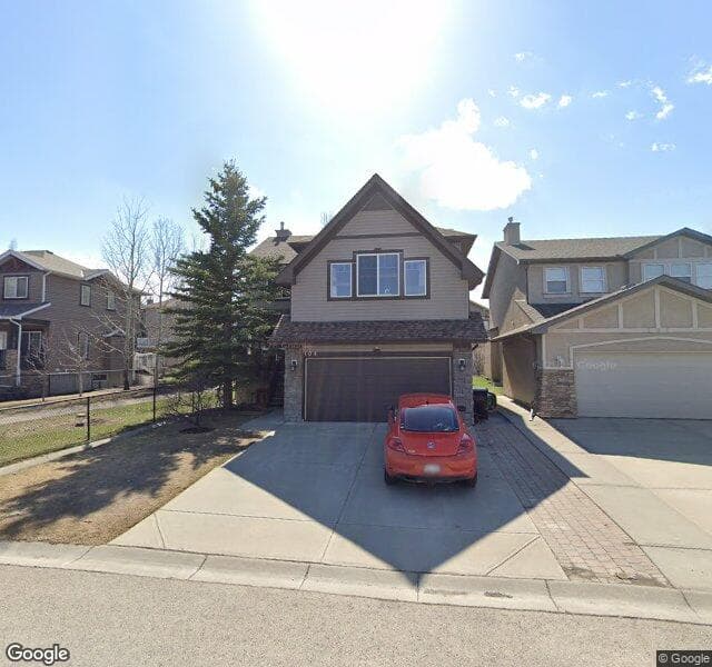 Street view of 104 Panamount Green NW, Calgary