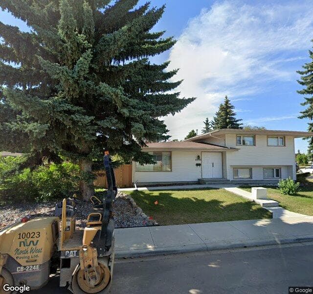 Street view of 4212 112 Street NW, Edmonton