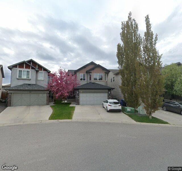 Street view of 183 Chaparral Valley Terrace SE, Calgary