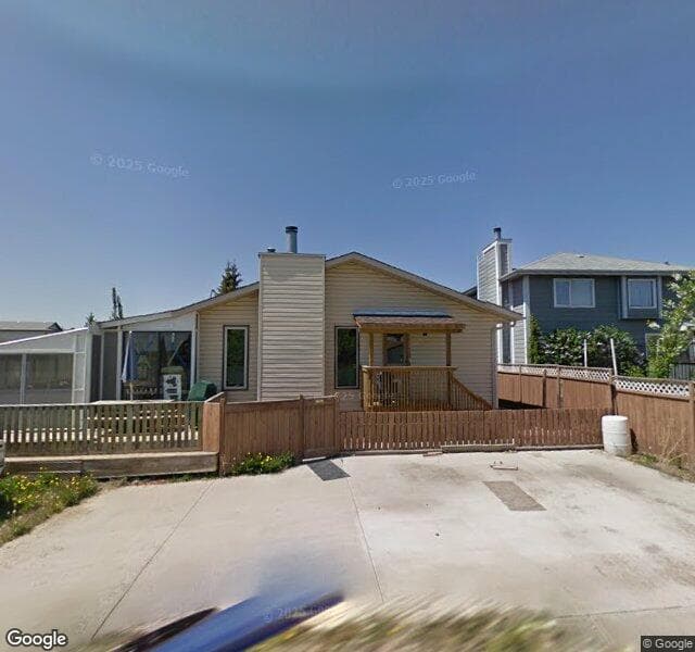 Street view of 105 Sun Harbour Way SE, Calgary