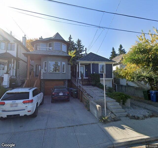 Street view of 2015 20 Avenue SW, Calgary