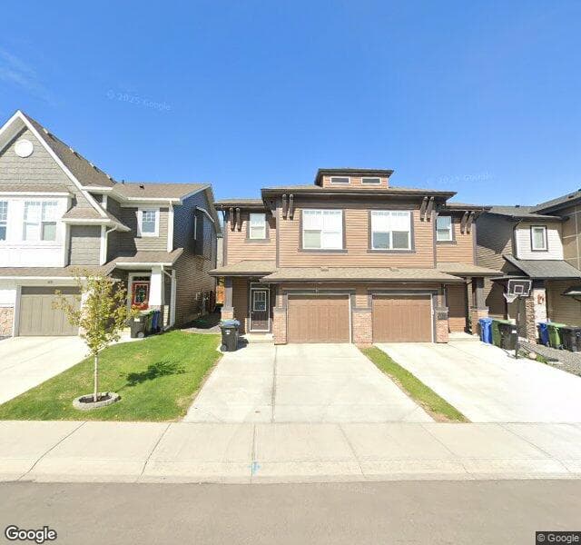 Street view of 87 Sage Bluff Heights NW, Calgary