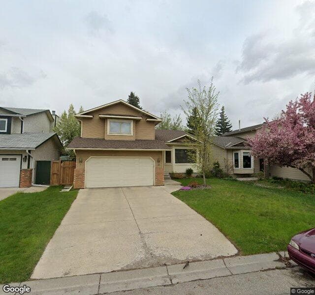 Street view of 68 Sunhaven Close SE, Calgary