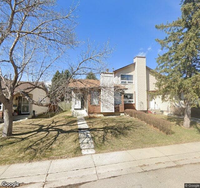Street view of 27 Deerview Way SE, Calgary