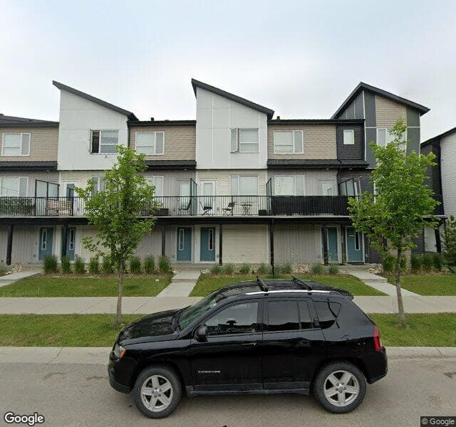Street view of 243 Redstone Boulevard NE, Calgary