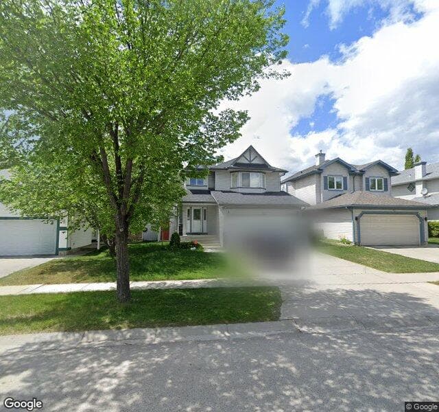 Street view of 1063 Coventry Drive NE, Calgary