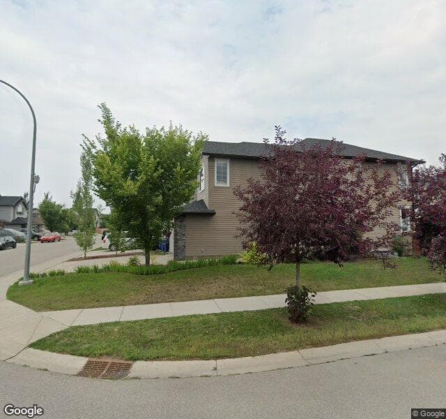 Street view of 182 Cranwell Square SE, Calgary