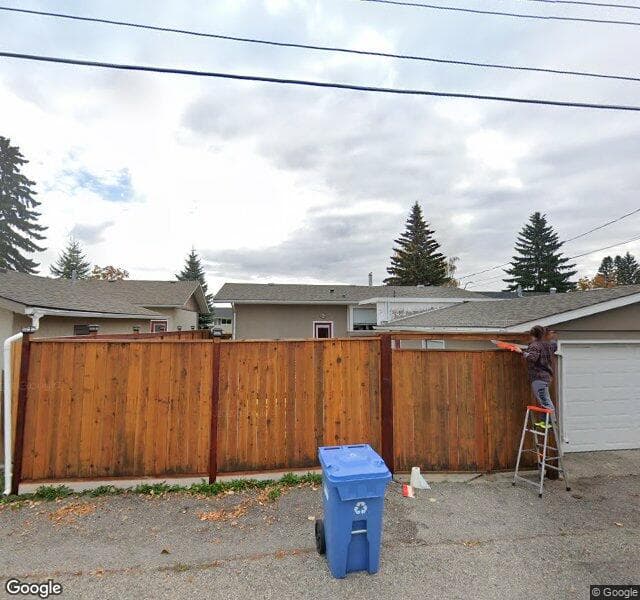 Street view of 9947 Warren Road SE, Calgary