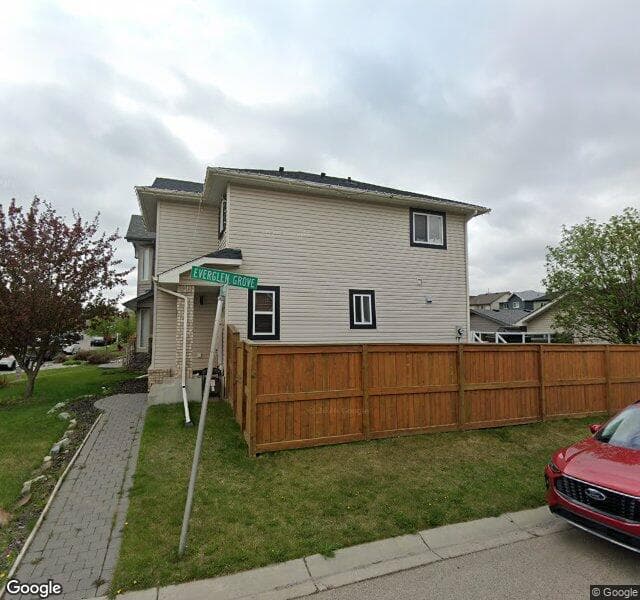 Street view of 183 Everglen Rise SW, Calgary