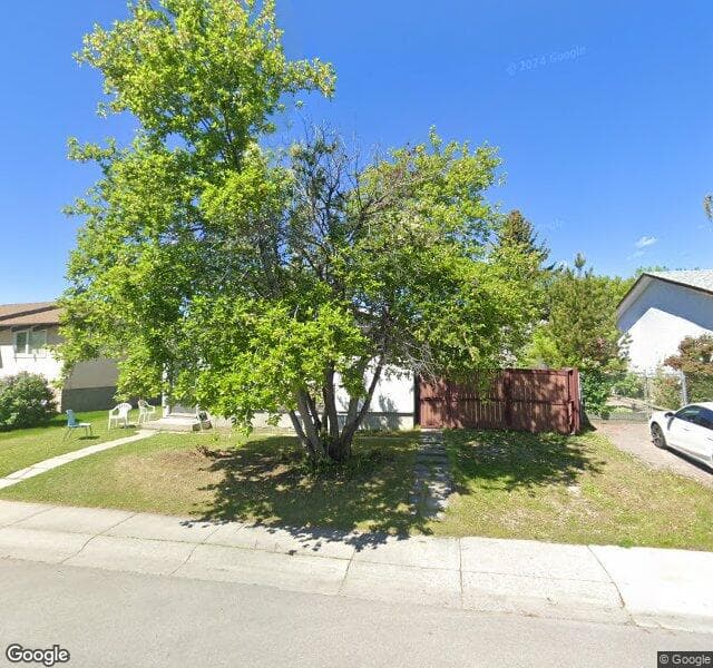 Street view of 852 Rundlecairn Way NE, Calgary