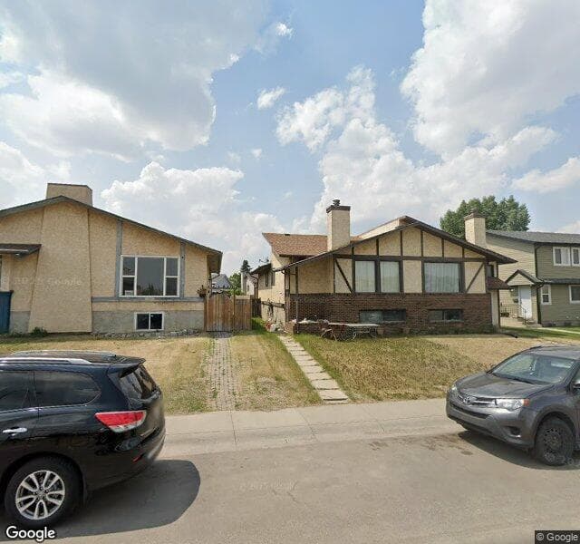 Street view of 63 Falbury Crescent NE, Calgary
