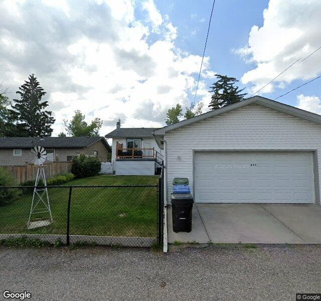 Street view of 612 Willacy Drive SE, Calgary