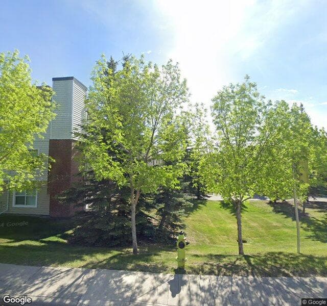 Street view of 210-6800 Hunterview Drive NW, Calgary