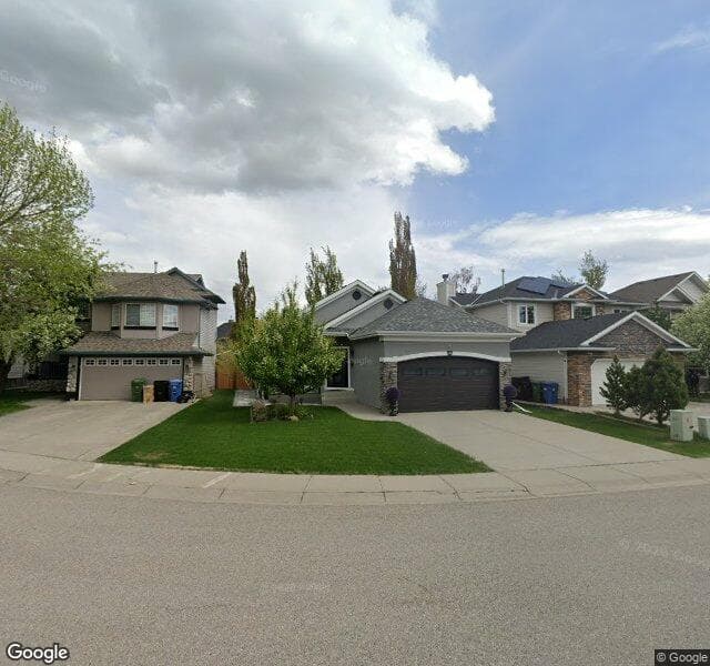 Street view of 246 Chaparral Place SE, Calgary